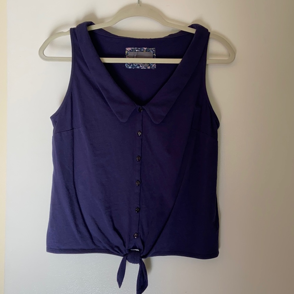 Anthropologie Sleeveless Cropped Top